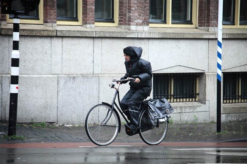 Fietsen en wind