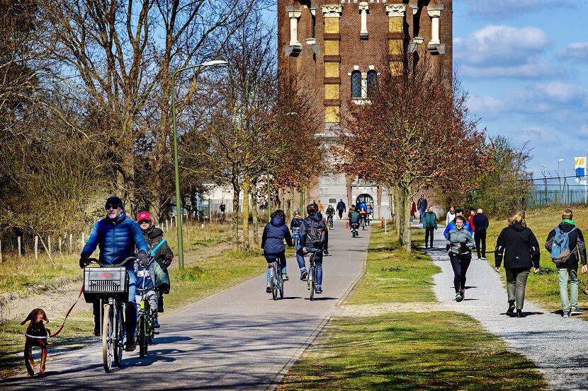 Gezondheid  lopen en fietsen