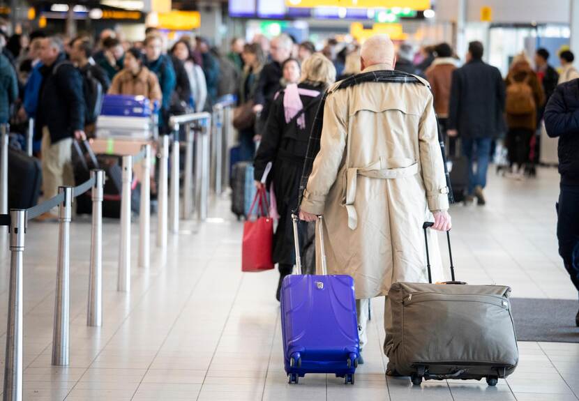 Reizigers Schiphol